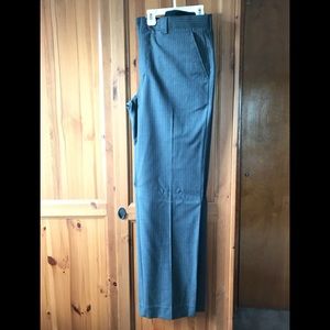 Banana Republic Modern Fit Gray Pinstripe Pants